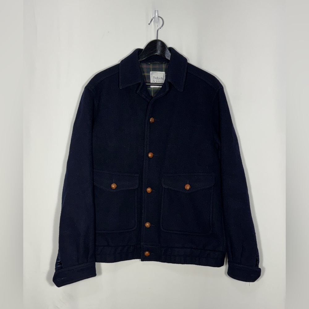 Bullock & Jones Wool Jacket (Navy Blue)